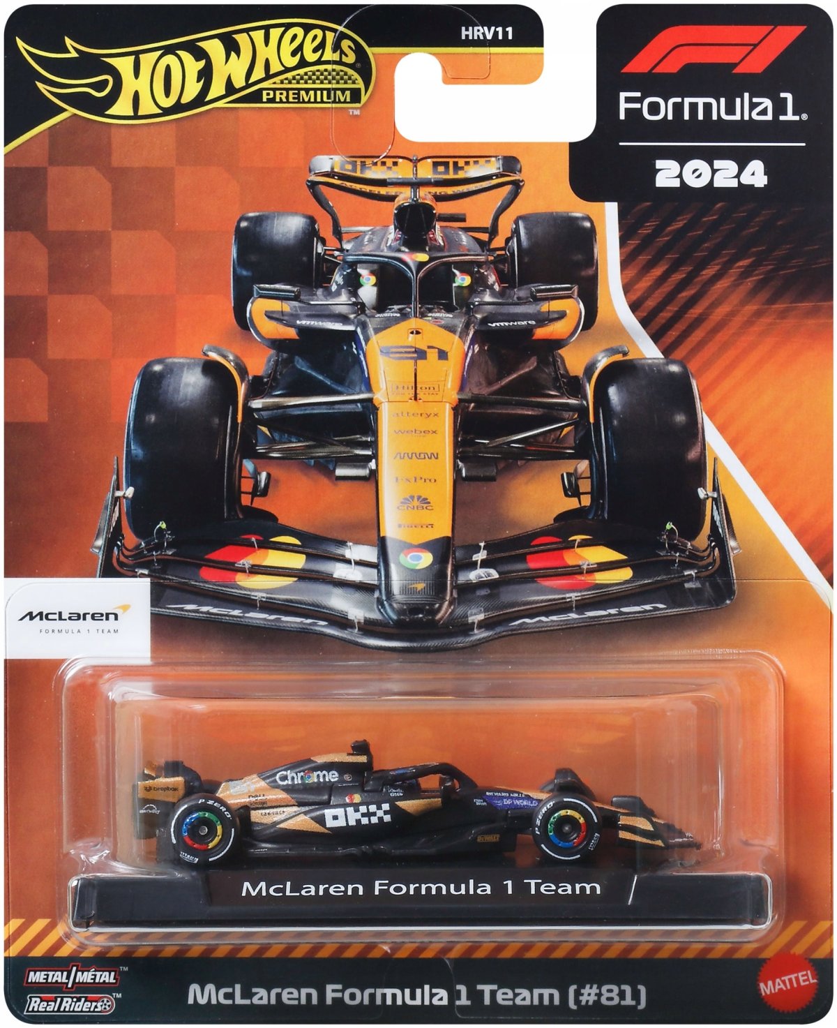 Hot Wheels McLaren Formula 1 Team - MCL38 (#81)