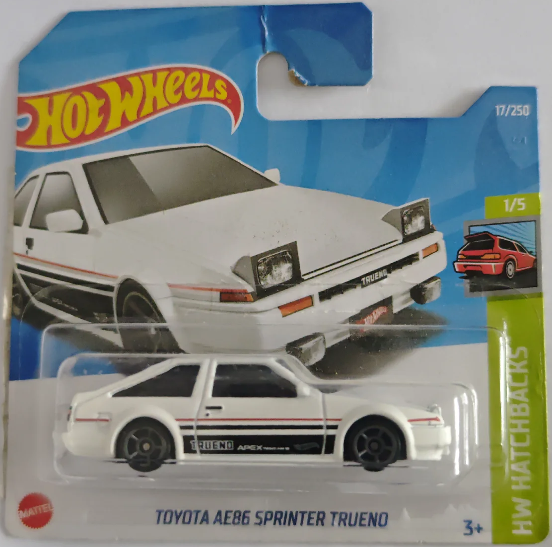 2022 Toyota AE86 Sprinter Trueno White: Short Card: Image 2