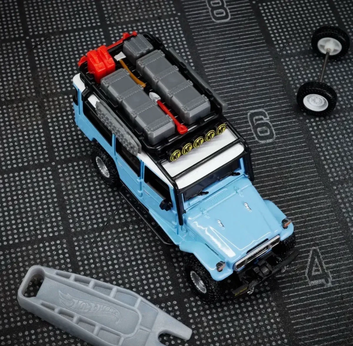 2025 1982 Custom Toyota Land Cruiser FJ45 Troopy Aqua: No Package: Image 4