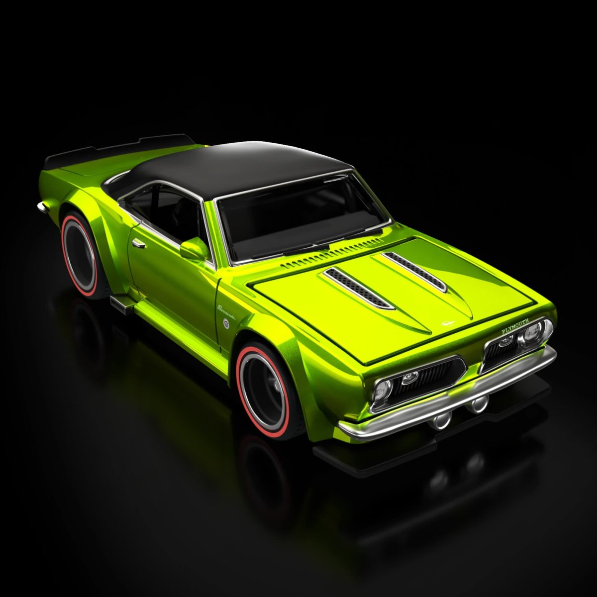 2025 1968 Custom Plymouth Barracuda Green: Image 10