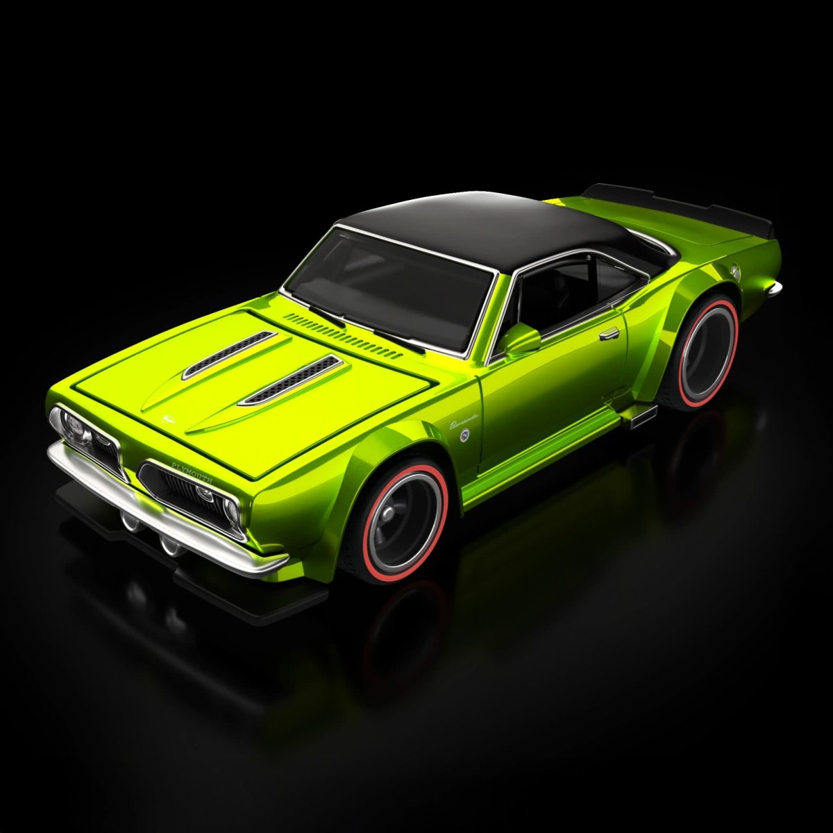 2025 1968 Custom Plymouth Barracuda Green: Image 11