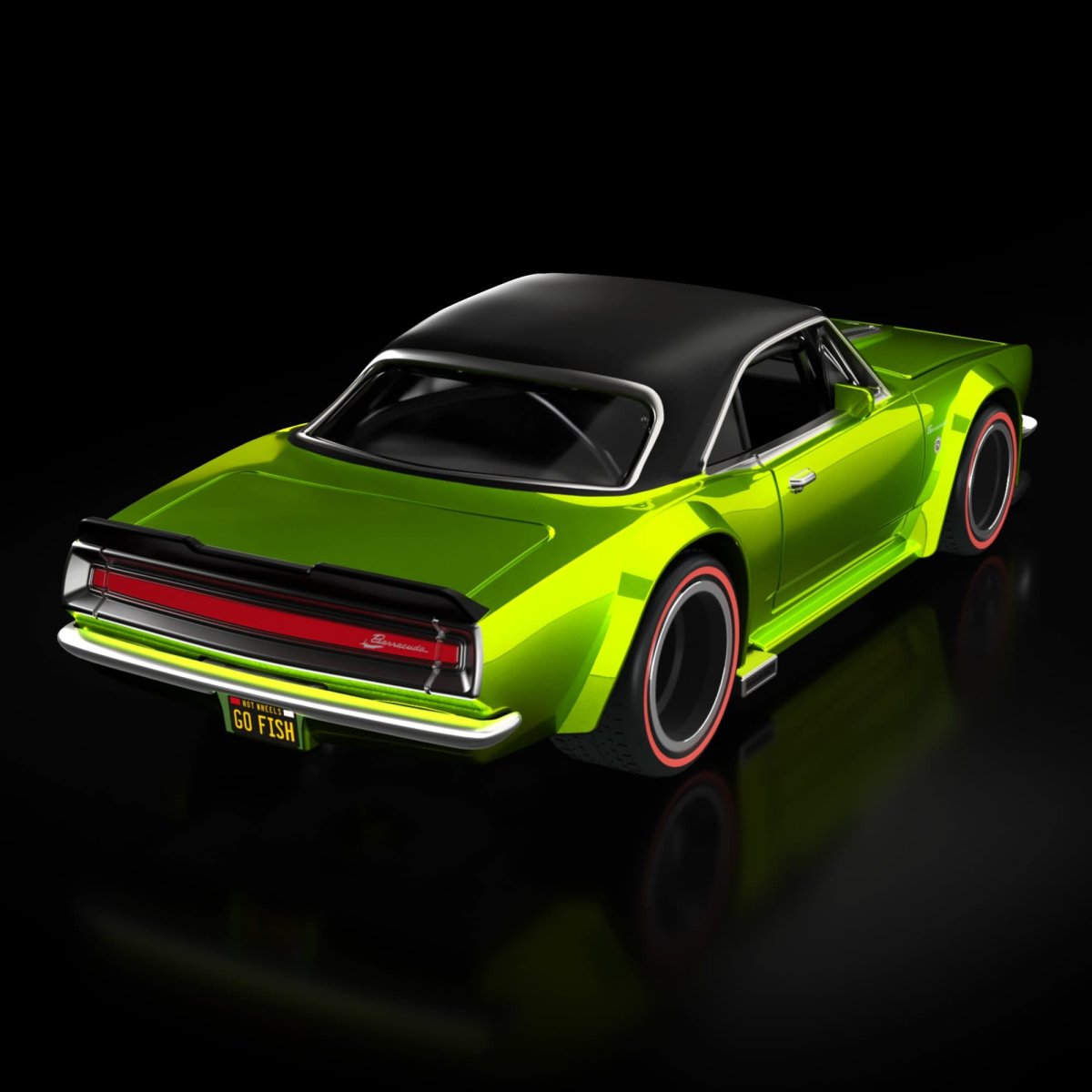 2025 1968 Custom Plymouth Barracuda Green: Image 4