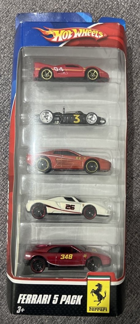 Hot Wheels Ferrari 5 Pack