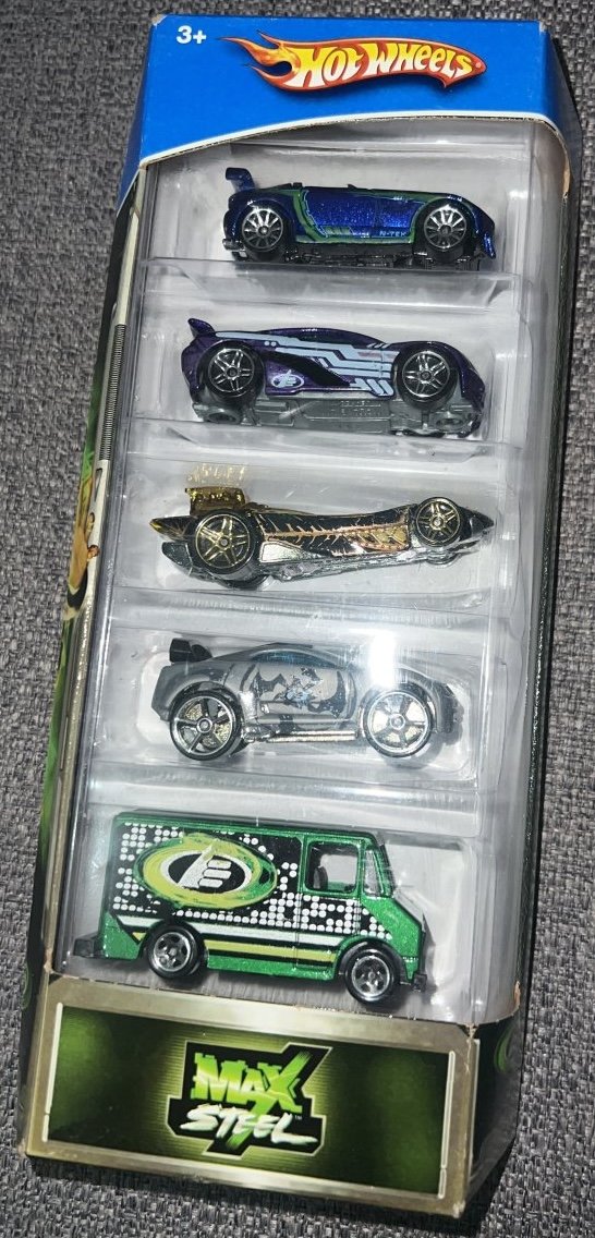 Hot Wheels Max Steel 5-Pack
