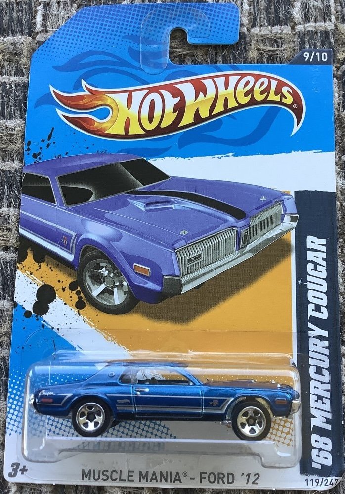 Hot Wheels 68 Mercury Cougar