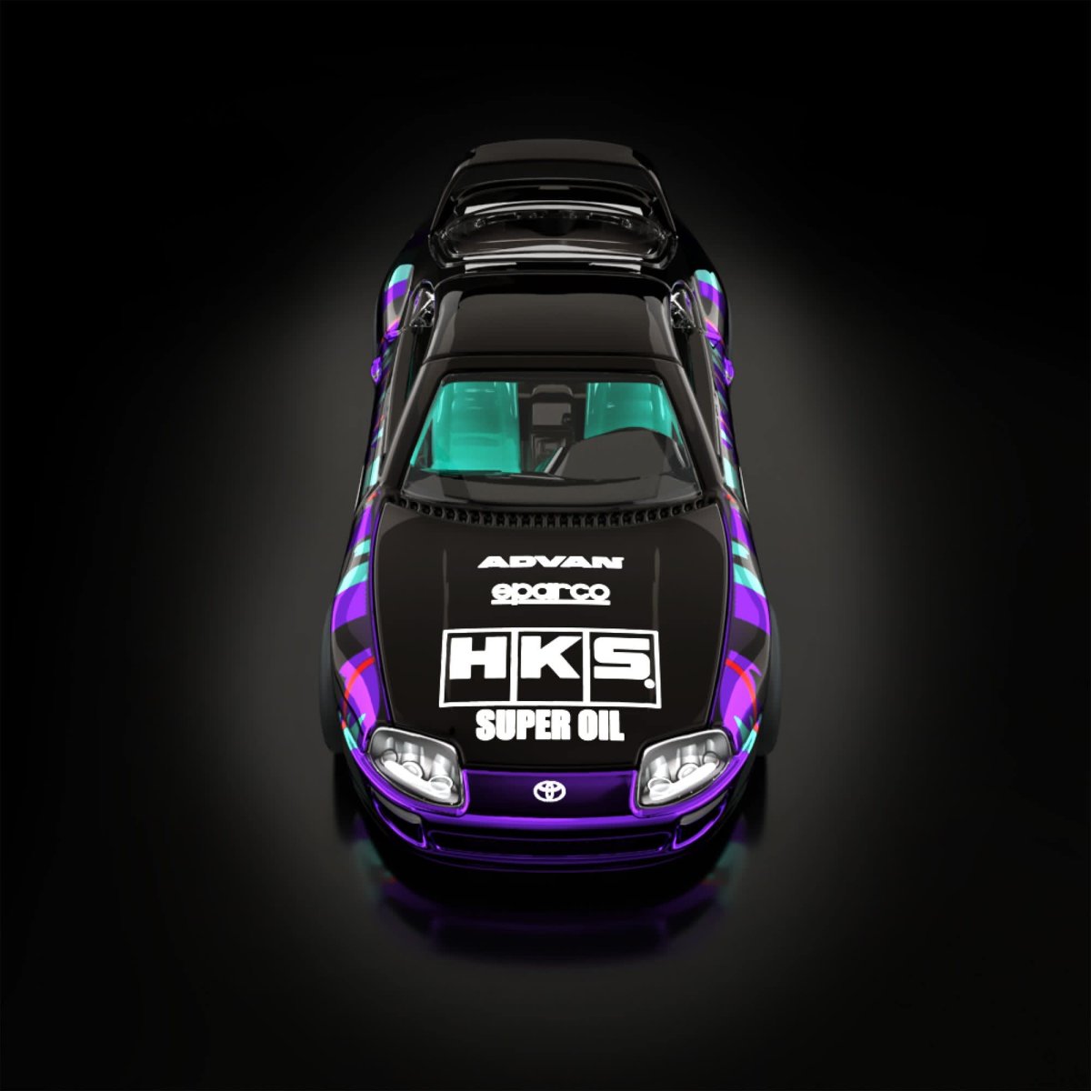 2025 1997 Toyota Supra Black: Image 10
