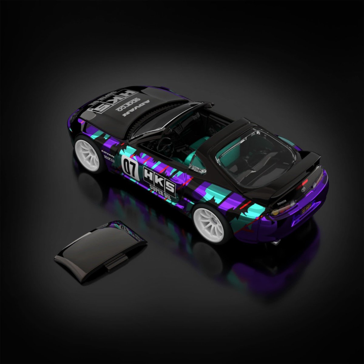 2025 1997 Toyota Supra Black: Image 17