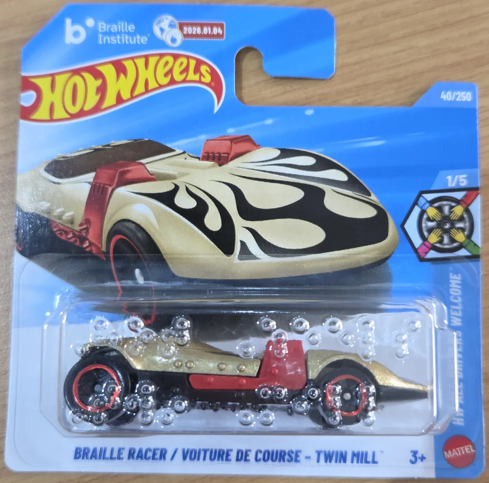 2026 Braille Racer - Twin Mill Gold: Short Card: Image 2