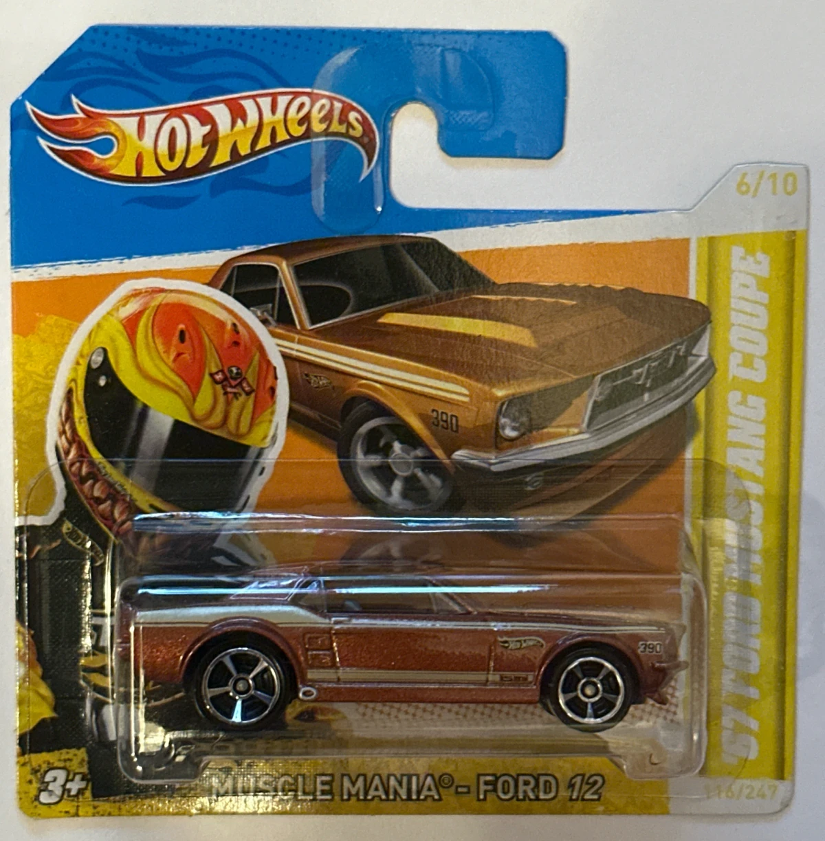 2012 67 Ford Mustang Coupe Orange: Short: Image 4