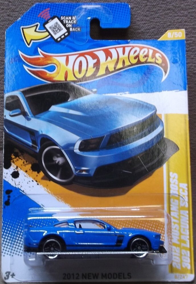 Hot Wheels 12 Ford Mustang Boss 302 Laguna Seca