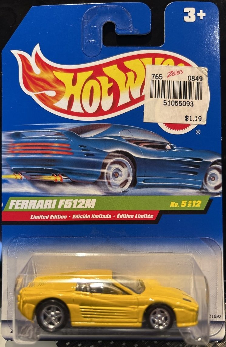 Hot Wheels Ferrari F512M