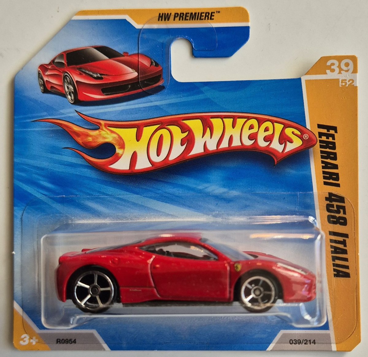 Hot Wheels Ferrari 458 Italia