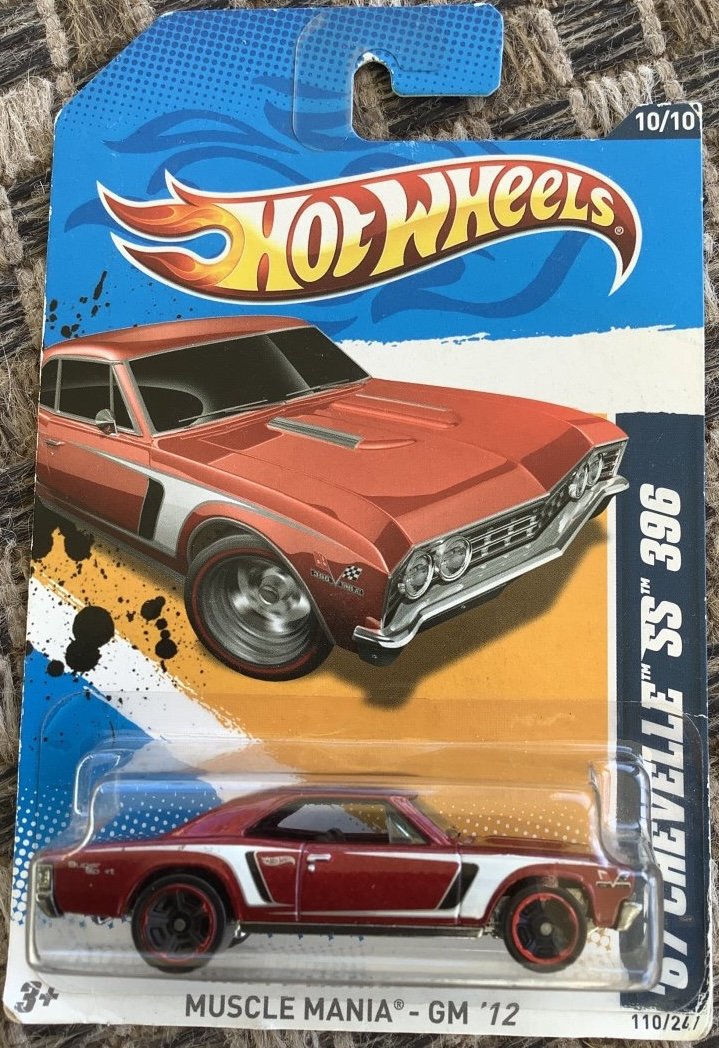 Hot Wheels 67 Chevelle SS 396