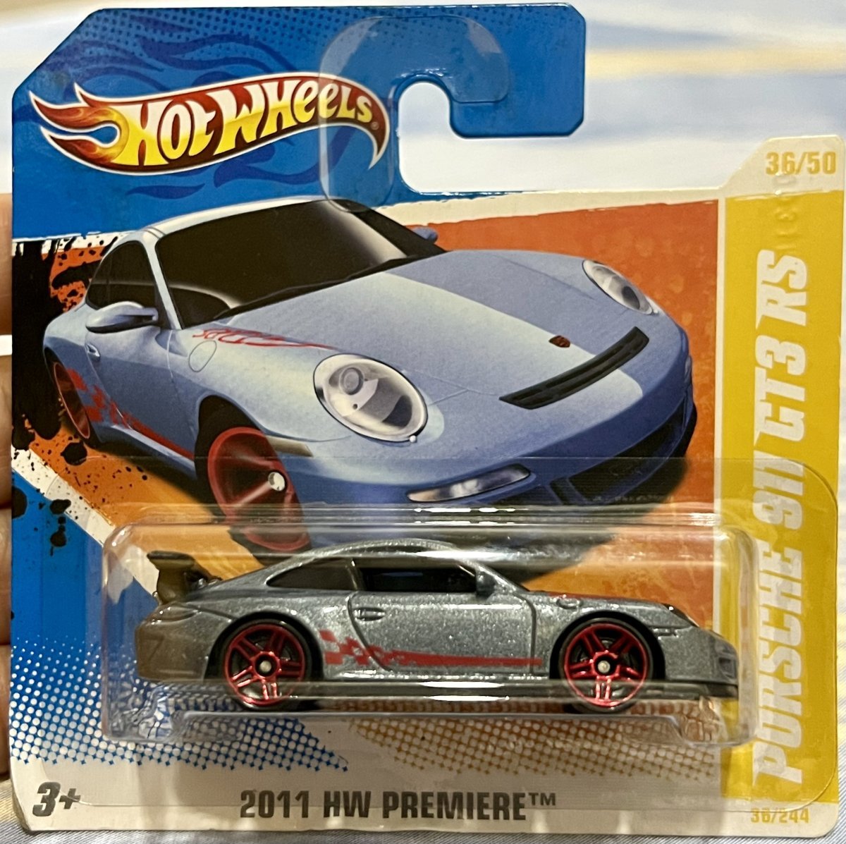 2011 Porsche 911 GT3 RS Silver: Short Card: Image 2