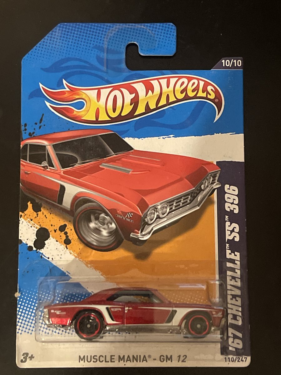 Hot Wheels 67 Chevelle SS 396