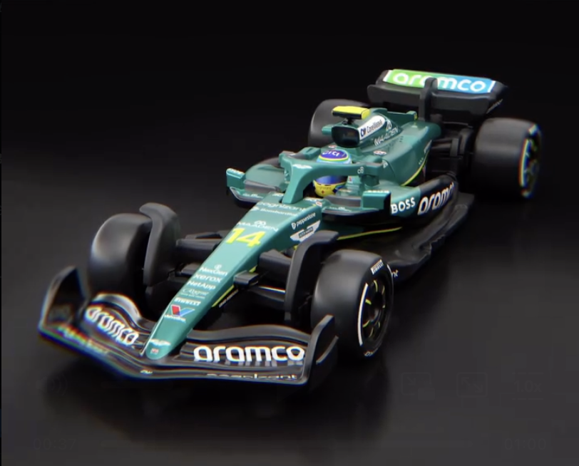 Hot Wheels Aston Martin Aramco F1 Team - AMR25 (#14)