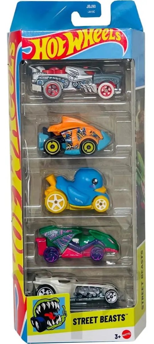 Hot Wheels Street Beasts 5-Pack