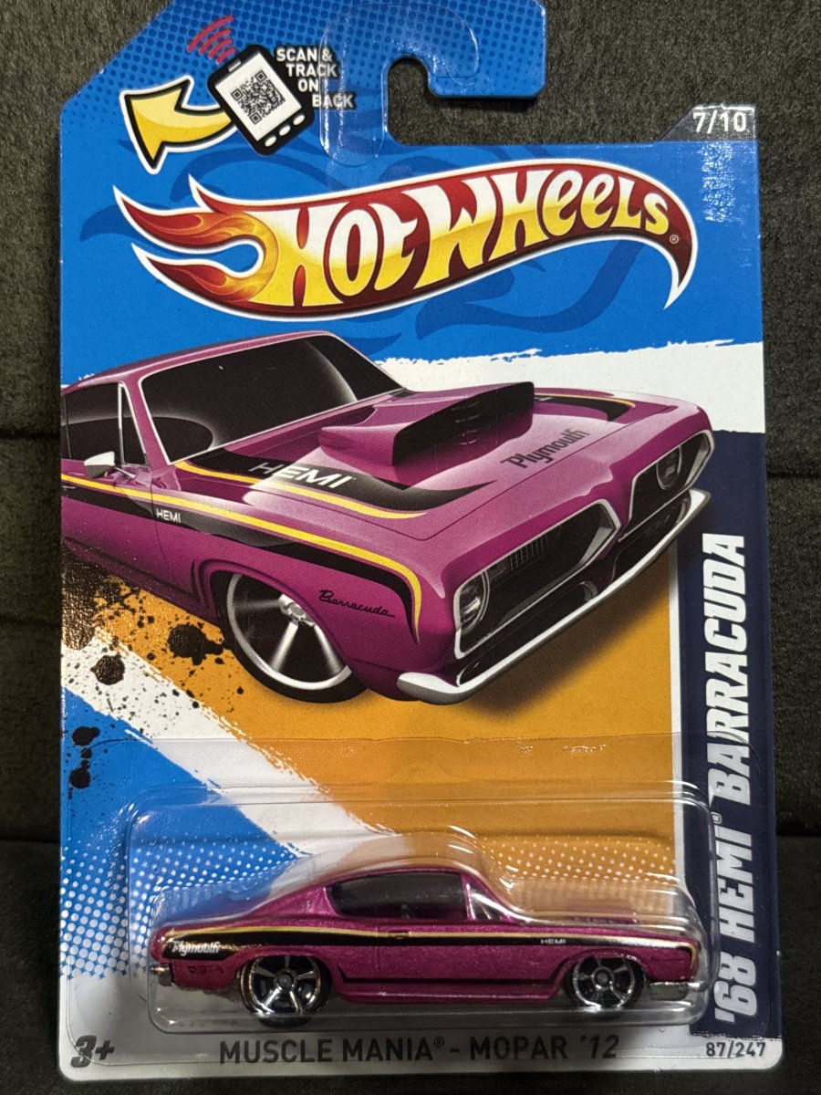 Hot Wheels 68 Hemi Barracuda