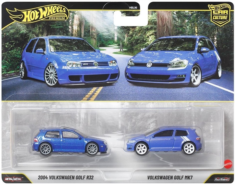 Hot Wheels 2004 Volkswagen Golf R32 & Volkswagen Golf Mk7
