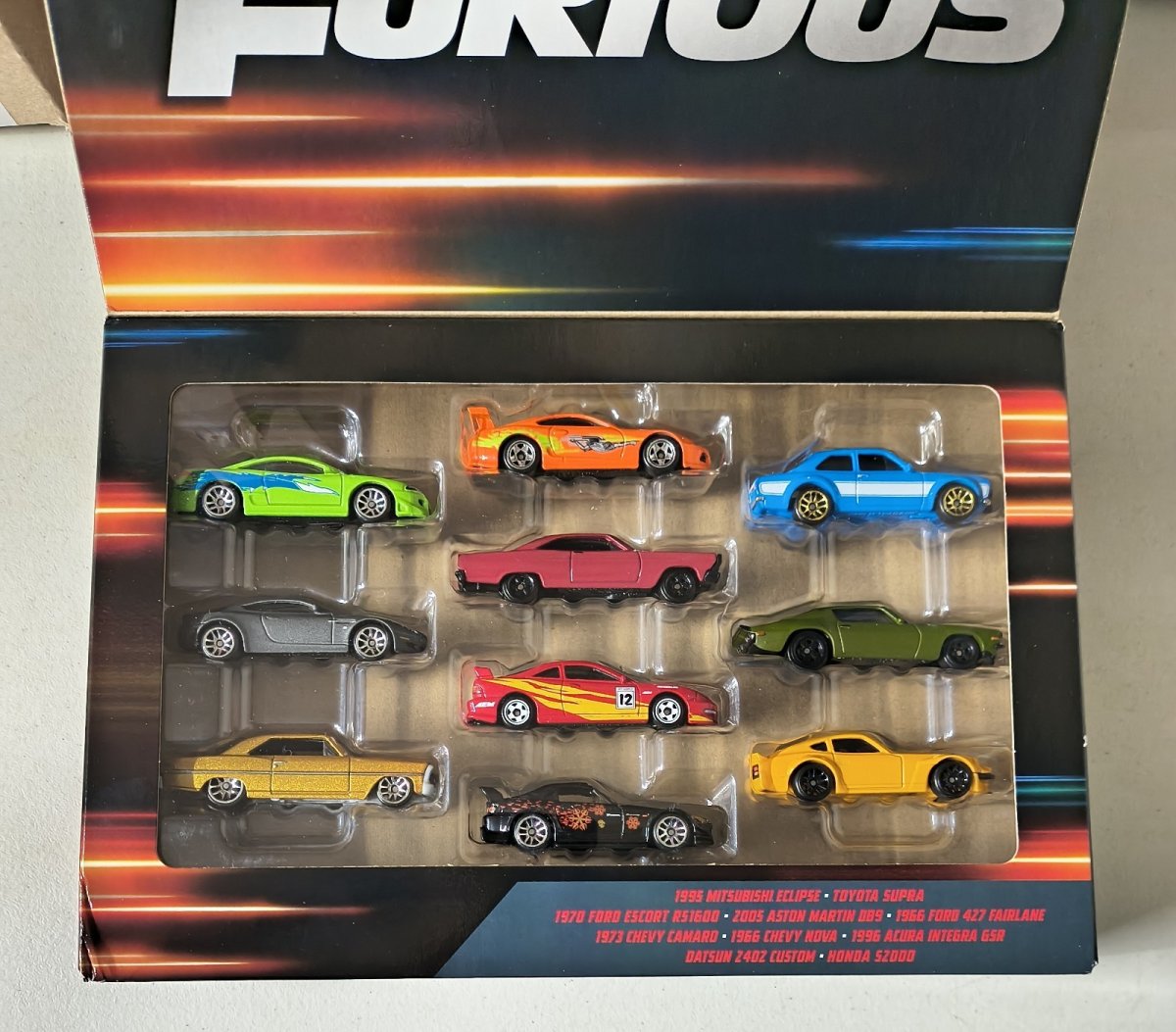 Hot Wheels Fast & Furious 10-Pack