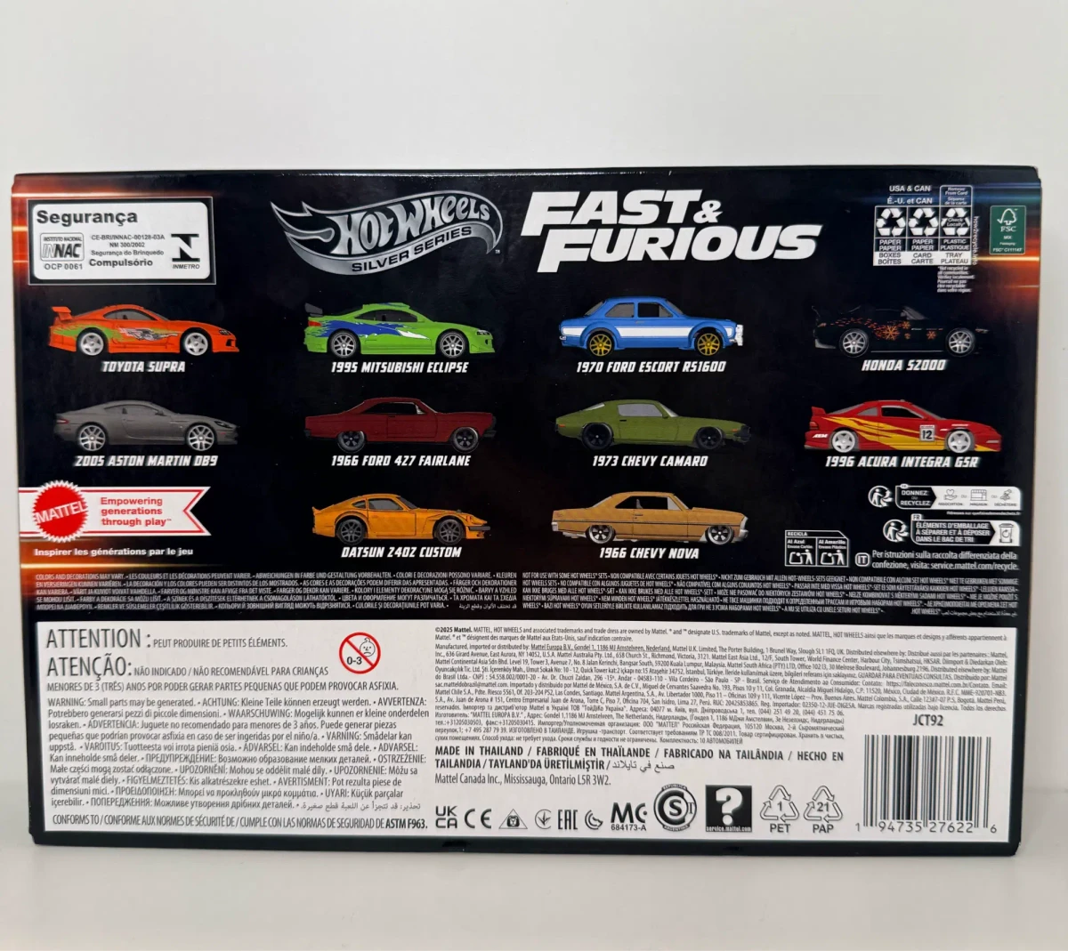2025 Fast & Furious 10-Pack: No Package: Image 3