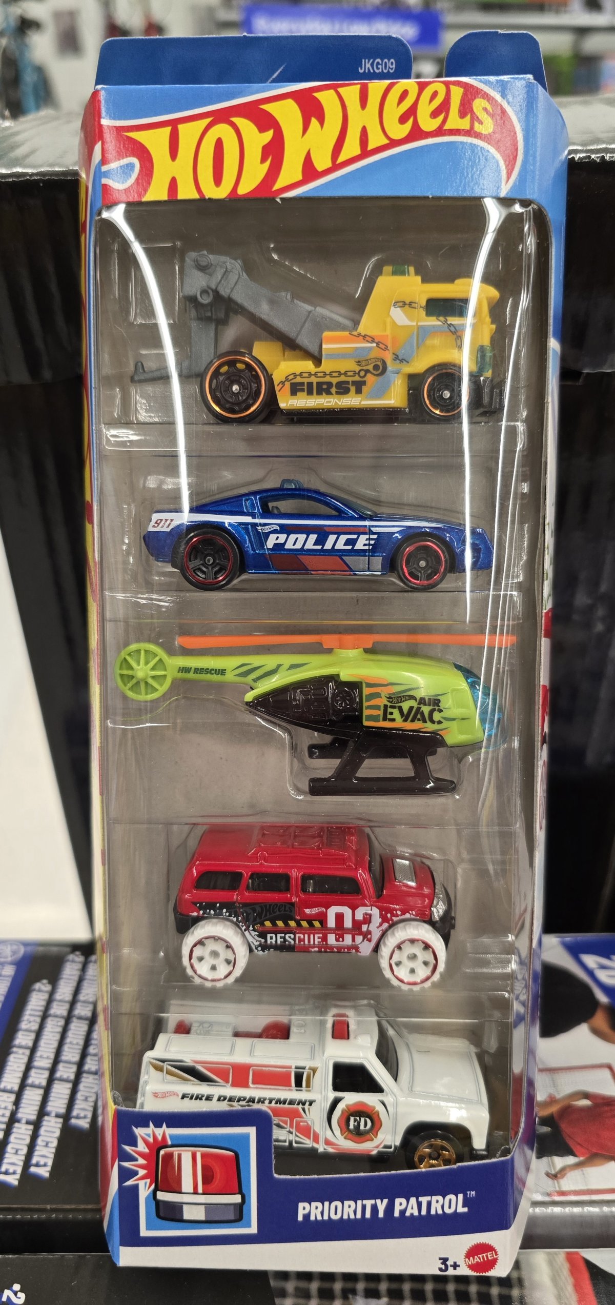 Hot Wheels Priority Patrol 5-Pack
