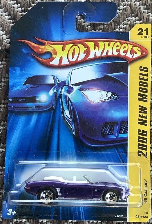 Hot Wheels 69 Camaro Convertible