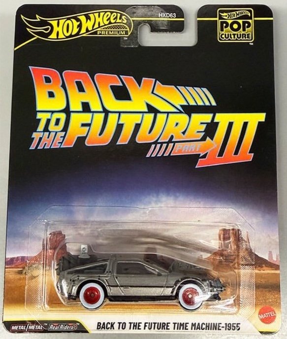 Hot Wheels Back To The Future Time Machine-1955