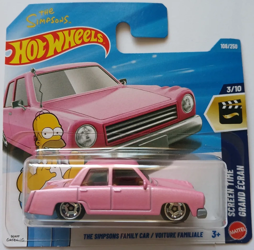 2026 The Simpsons Family Car Pink: Short: Image 3