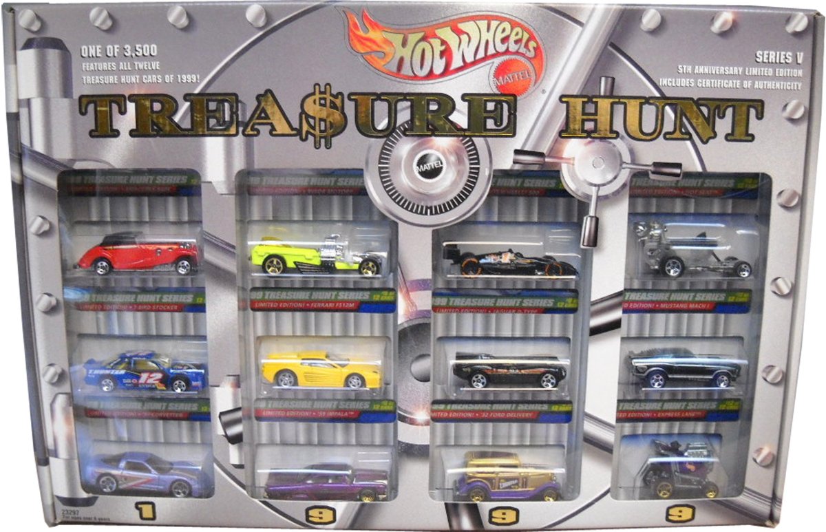 Hot Wheels JC Penny Treasure Hunt Set