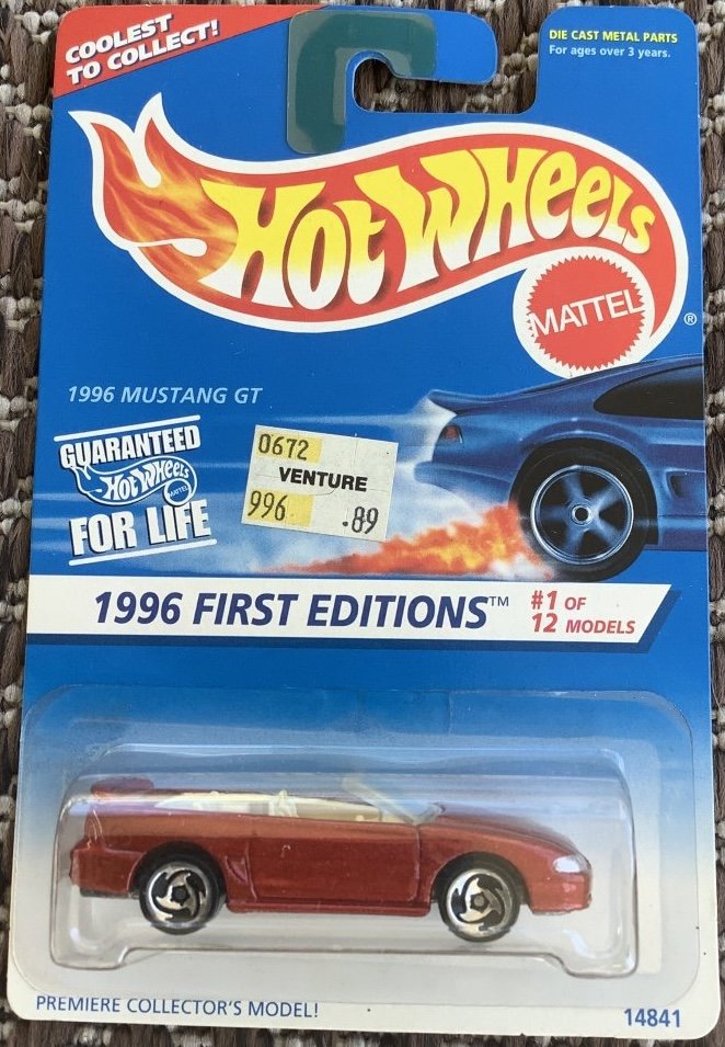 Hot Wheels 1996 Mustang GT