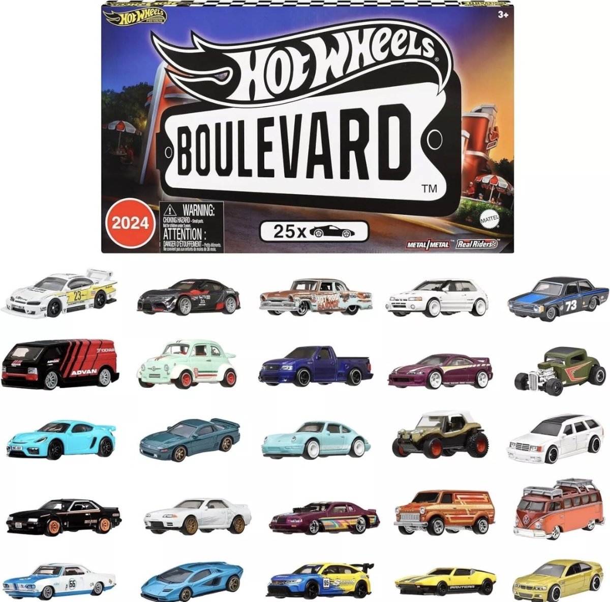 Hot Wheels Boulevard Factory Sealed Set 25-Pack