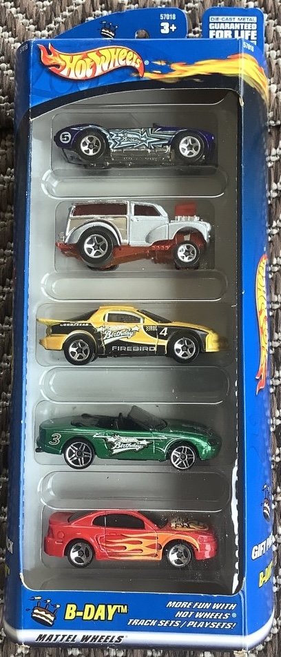 Hot Wheels B-Day 5-Pack