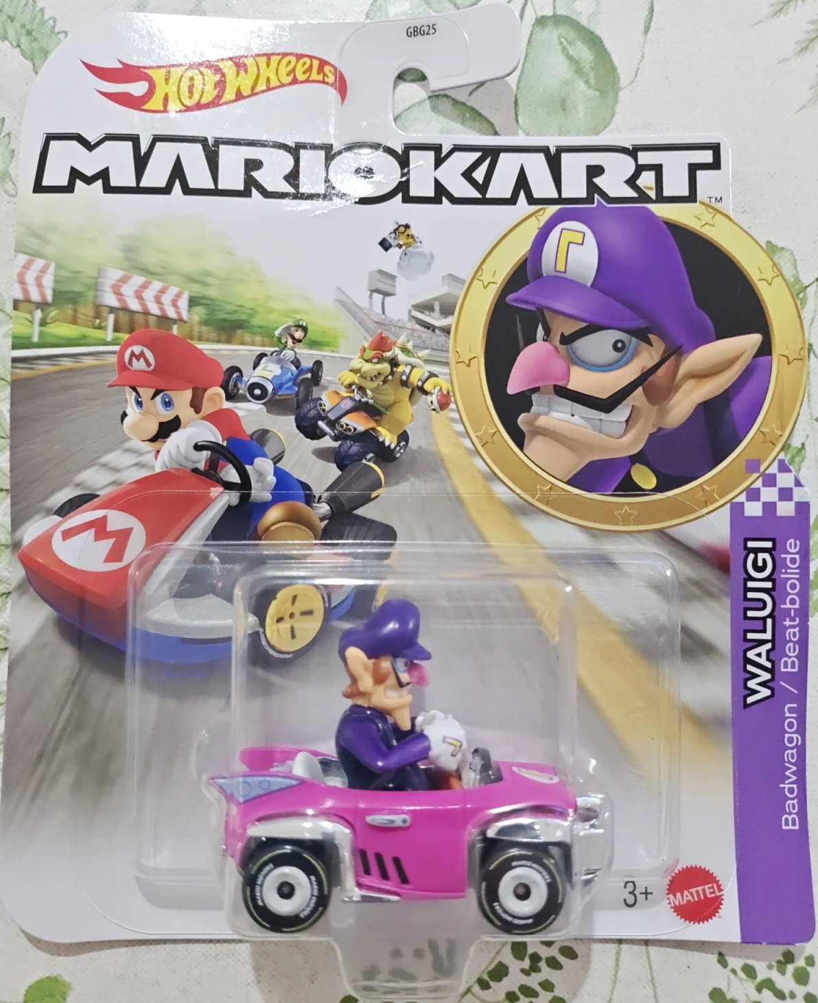 Hot Wheels Waluigi Badwagon / Beat-bolide
