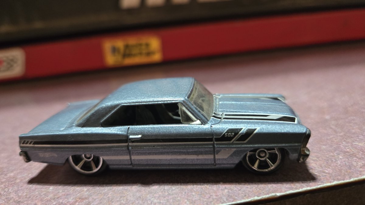 2012 66 Chevy Nova Silver: Image 2