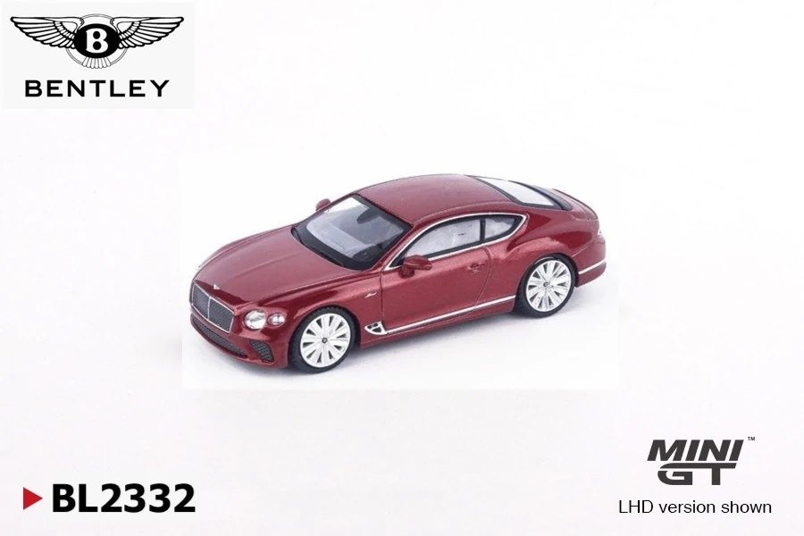 Hot Wheels Bentley Continental GT
Candy Red (#420)