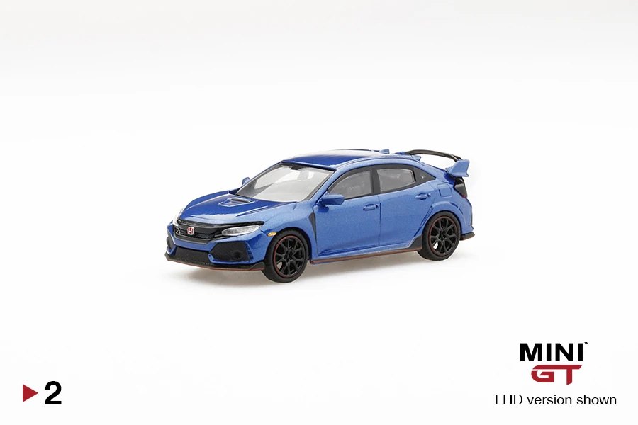 2018 Honda Civic Type R (FK8) Aegean Blue Metallic Blue: Image 3