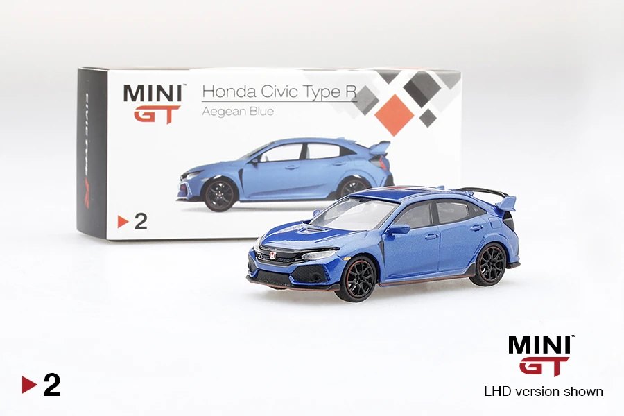 Hot Wheels Honda Civic Type R (FK8) Aegean Blue Metallic