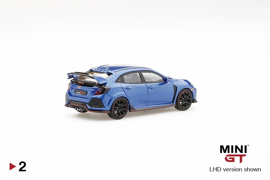 2018 Honda Civic Type R (FK8) Aegean Blue Metallic Blue: Image 4