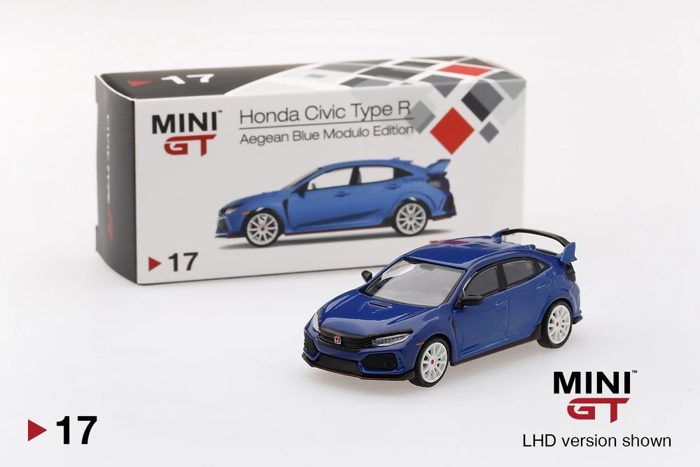 Hot Wheels Honda Civic Type R (FK8) Aegean Blue Modulo Edition