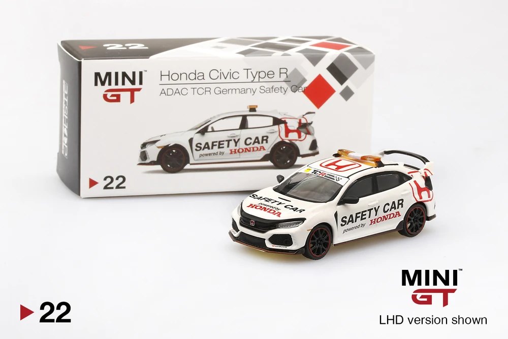 Hot Wheels Honda Civic Type R (FK8) ADAC TCR Germany Safety Car