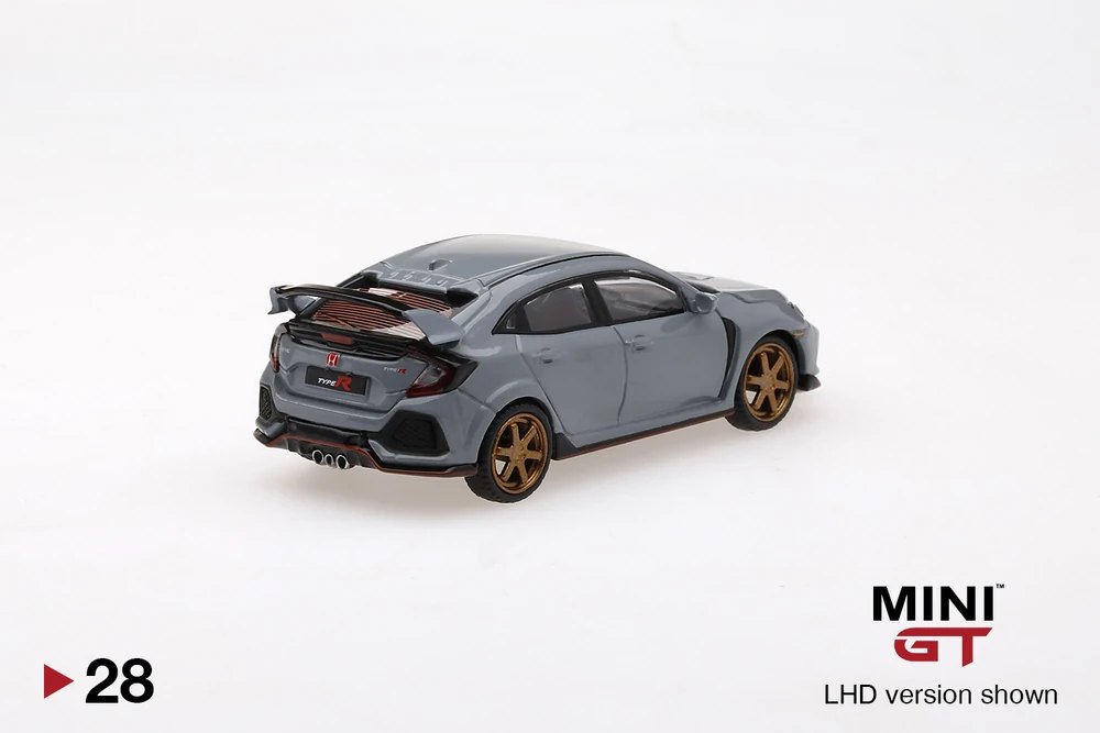 2019 Honda Civic Type R (FK8) Slate Grey w/ TE37 Wheel Grey: Image 4