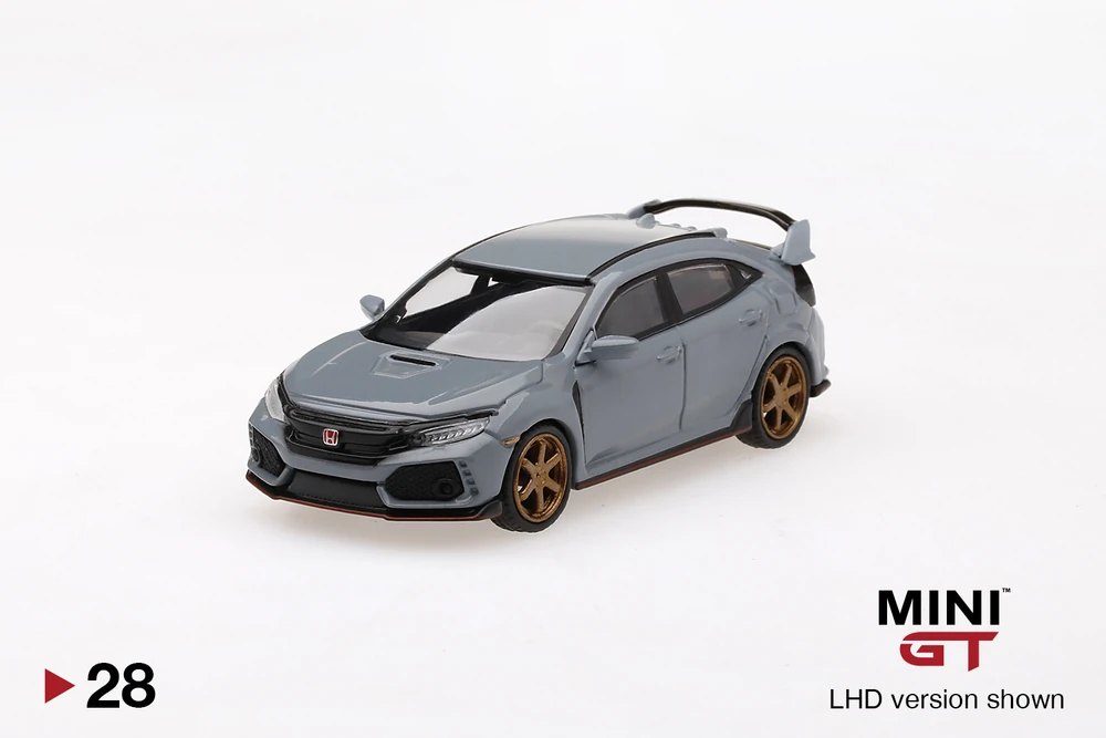 2019 Honda Civic Type R (FK8) Slate Grey w/ TE37 Wheel Grey: Image 3