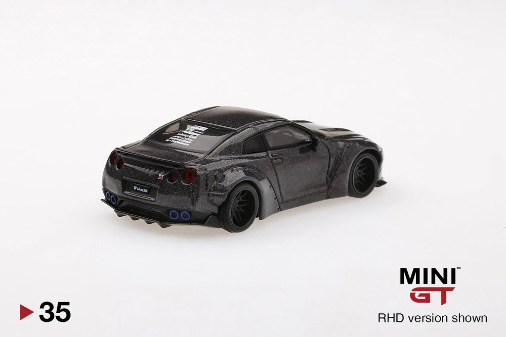 2019 LB★WORKS Nissan GT-R (R35) Magic Grey Type 1, Rear Wing ver 2 Grey: Image 3