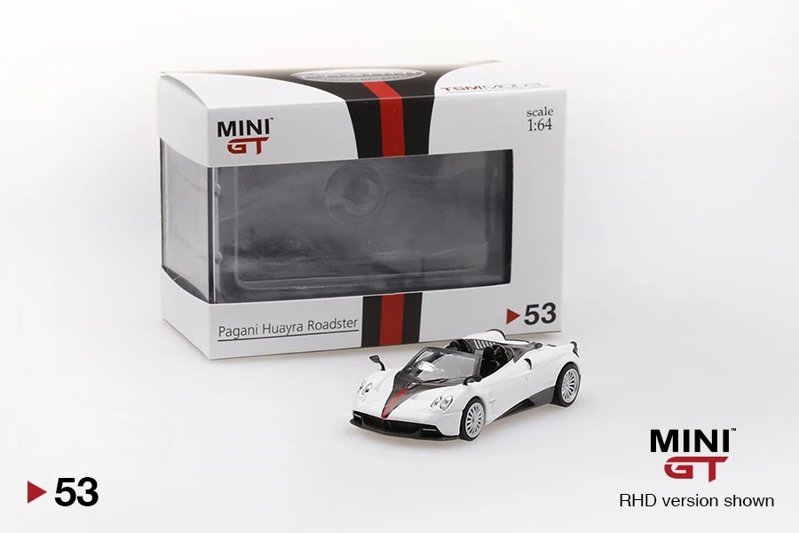 Hot Wheels Pagani Huayra Roadster White w/ Carbon Red Stripe