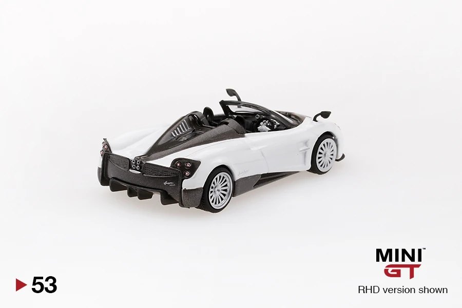 2019 Pagani Huayra Roadster White w/ Carbon Red Stripe White: Image 4