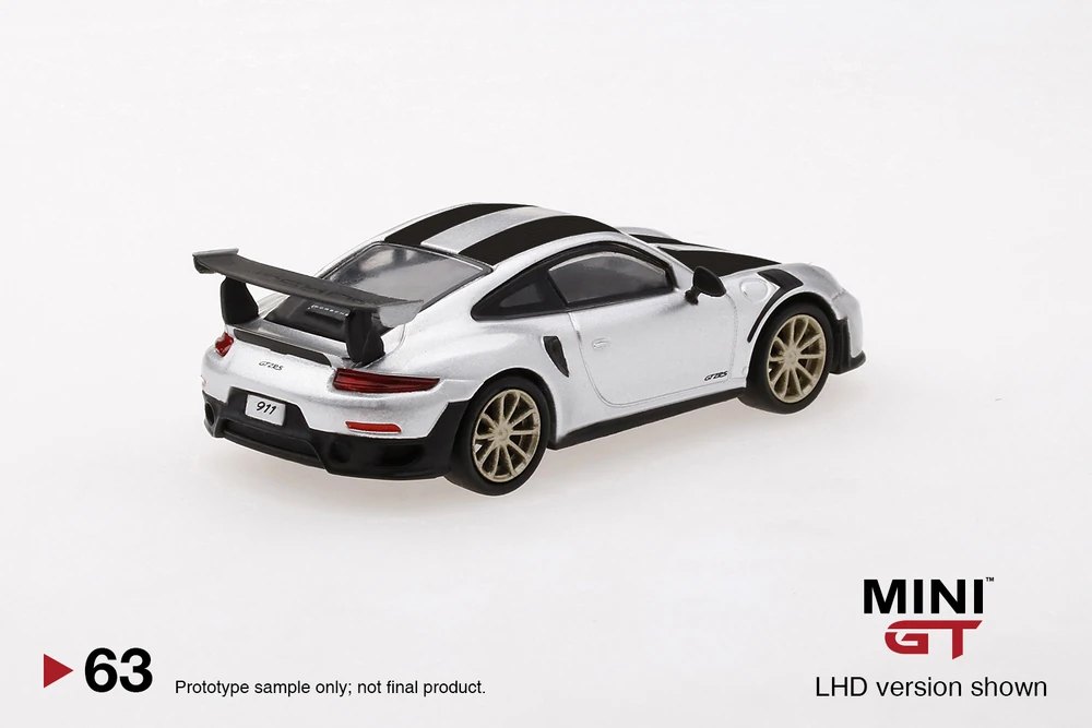 2019 Porsche 991 Turbo GT2RS Weissach Package GT Silver Metallic Silver: Image 4