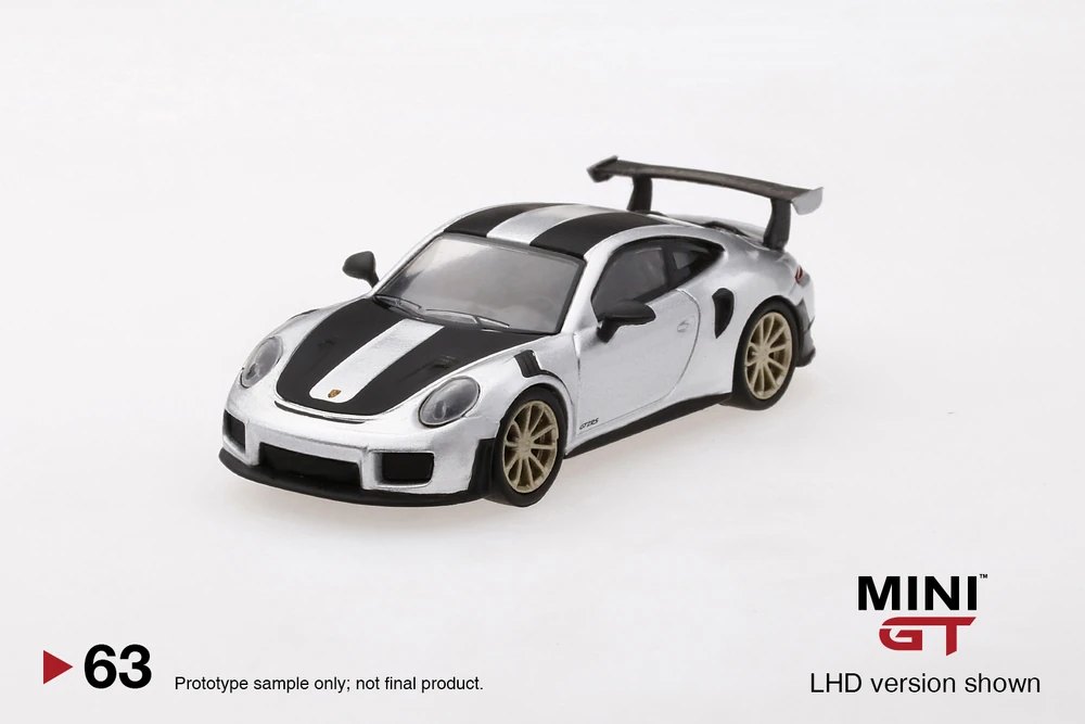 2019 Porsche 991 Turbo GT2RS Weissach Package GT Silver Metallic Silver: Image 3
