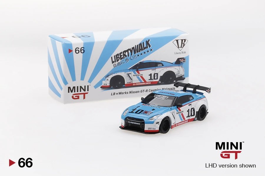 Hot Wheels LB★WORKS Nissan GT-R (R35) Cosmics Malaysia Type 1, Rear Wing ver 1+2