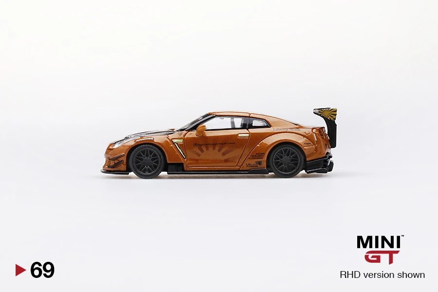 2019 LB★WORKS Nissan GT-R (R35) Metallic Brown Type 2, Rear Wing ver 3 Brown: Image 2